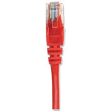 Intellinet Network Patch Cable, Cat6, 1.5m, Red, CCA, U/UTP, PVC, RJ45, Gold Plated Contacts, Snagless, Booted, Lifetime Warranty, Polybag