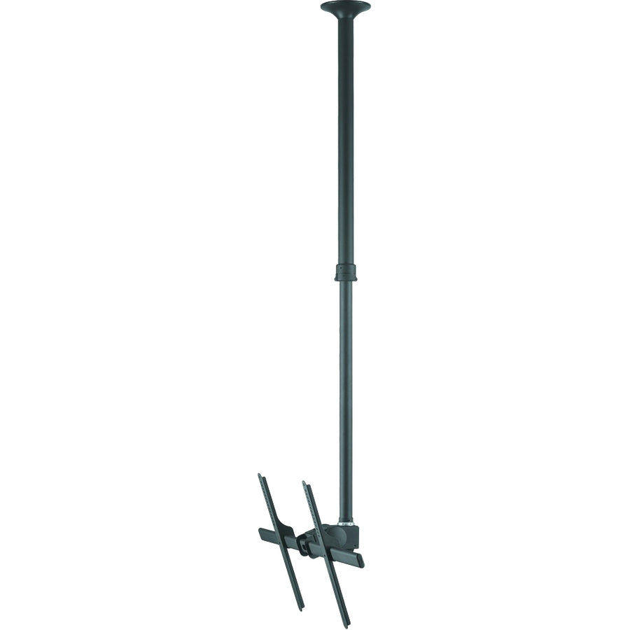 Atdec ceiling mount for large display, long pole - Loads up to 143lb - Black - Universal VESA up to 800x500