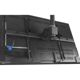 Atdec ceiling mount for large display, long pole - Loads up to 143lb - Black - Universal VESA up to 800x500