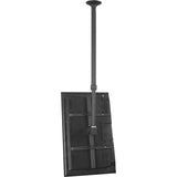 Atdec ceiling mount for large display, long pole - Loads up to 143lb - Black - Universal VESA up to 800x500