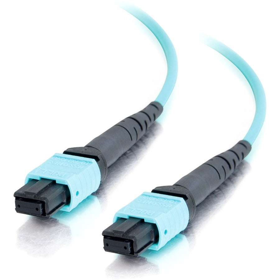 C2G 10m MPO Fiber Array Cable Method B OM4 Riser Rated (OFNR) - Aqua - 33ft