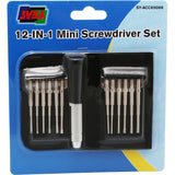 SYBA Multimedia 12-in-1 Mini Screwdriver Set. Great for Cell Phones, Laptops, Eyeglasses, etc.