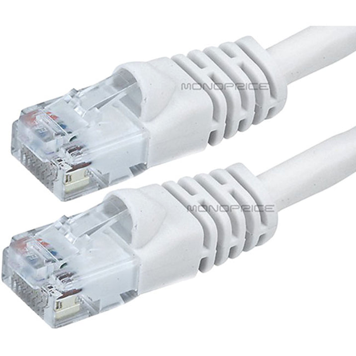 Monoprice Cat6 24AWG UTP Ethernet Network Patch Cable, 3ft White