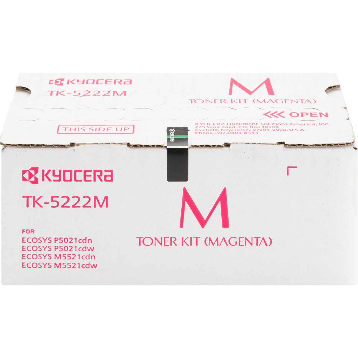 Kyocera TK-5222M Original Standard Yield Laser Toner Cartridge - Magenta - 1 Each