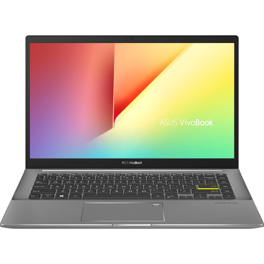 Asus VivoBook S14 S433 S433EA-DH51 14" Notebook - Full HD - 1920 x 1080 - Intel Core i5 11th Gen i5-1135G7 Quad-core (4 Core) 2.40 GHz - 8 GB Total RAM - 512 GB SSD - Indie Black, Light Gray