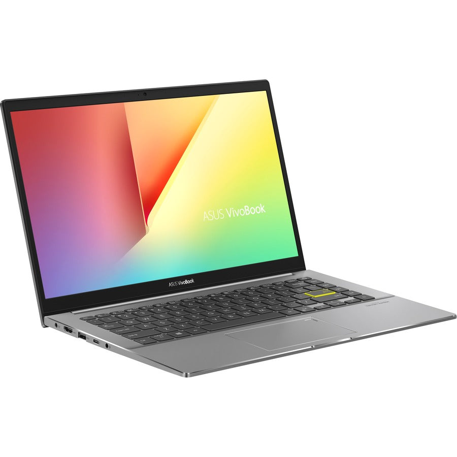 Asus VivoBook S14 S433 S433EA-DH51 14" Notebook - Full HD - 1920 x 1080 - Intel Core i5 11th Gen i5-1135G7 Quad-core (4 Core) 2.40 GHz - 8 GB Total RAM - 512 GB SSD - Indie Black, Light Gray