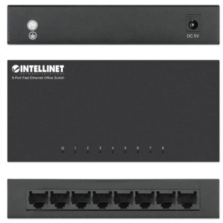 Intellinet 8-Port Fast Ethernet Office Switch