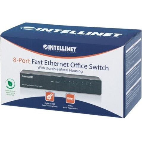 Intellinet 8-Port Fast Ethernet Office Switch