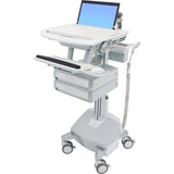 Ergotron StyleView Laptop Cart, LiFe Powered, 2 Drawers