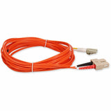 AddOn 5m HP 221691-B22 Compatible LC (Male) to SC (Male) Orange OM1 Duplex Fiber OFNR (Riser-Rated) Patch Cable