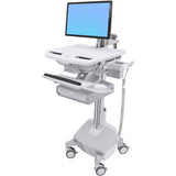 Ergotron StyleView Cart with LCD Arm, LiFe Powered, 2 Drawers (2x1)