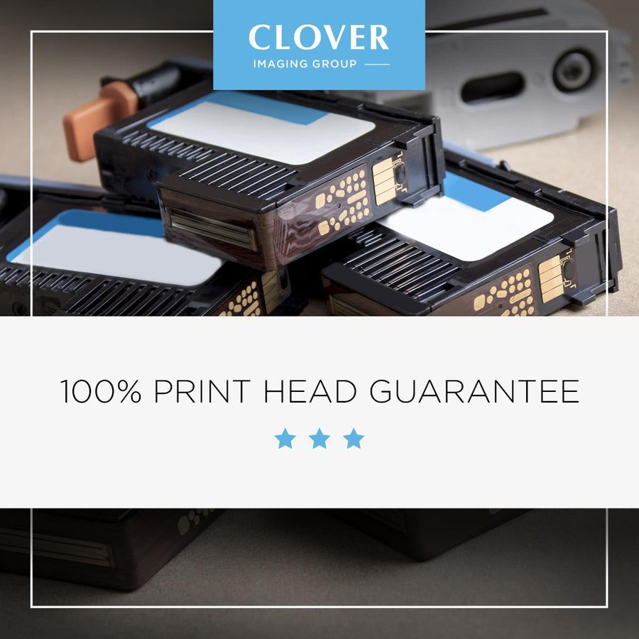 Clover Technologies Remanufactured High Yield Ink Cartridge - Alternative for HP 82 (C4911A) - Cyan Pack