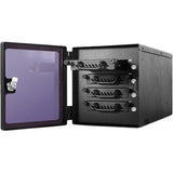 RAIDage JAGE4BT4HD-TG Drive Enclosure 12Gb/s SAS, SATA/600 - Mini-SAS HD Host Interface Tower - Black