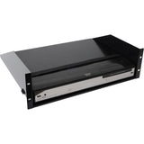 Sanus Component Series AV Rack Shelf - 3RU Vented Rack Shelf - Black