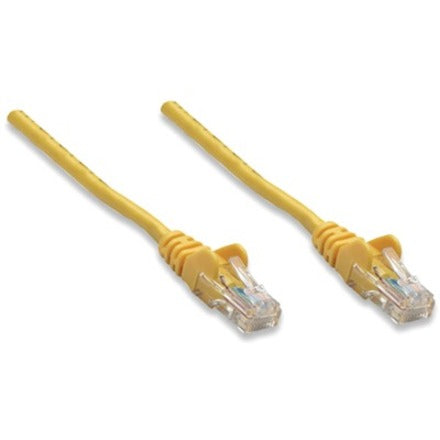 Intellinet Network Solutions Cat5e UTP Network Patch Cable, 25 ft (7.5 m), Yellow