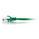 C2G 0.5ft / 6in Cat6a Snagless Unshielded (UTP) Ethernet Cable - Green