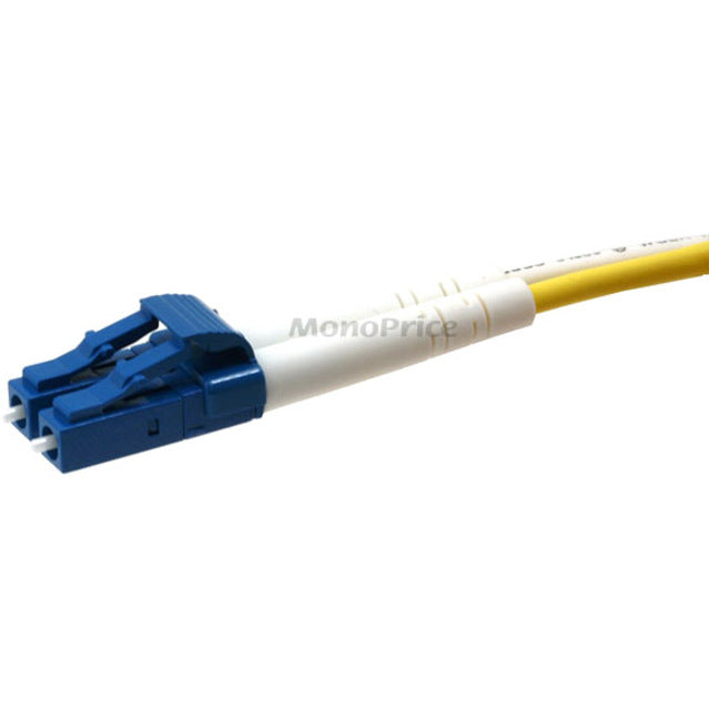 Monoprice Fiber Optic Cable, LC/LC, Single Mode, Duplex - 1 meter (9/125 Type) - Yellow