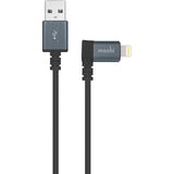 Moshi USB Cable with Lightning 90-Degree- Black