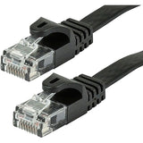 Monoprice Cat5e 30AWG UTP Flat Ethernet Network Patch Cable, 100ft Black