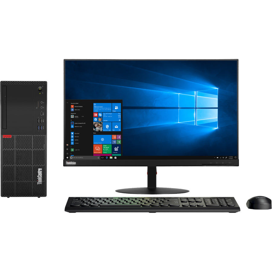 Lenovo ThinkCentre M720t 10SQ001NUS Desktop Computer - Intel Core i7 8th Gen i7-8700 3.20 GHz - 8 GB RAM DDR4 SDRAM - 256 GB SSD - Tower