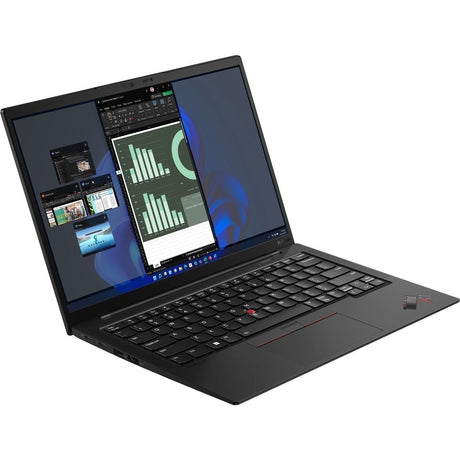 Lenovo ThinkPad X1 Carbon Gen 10 21CB00C4US 14" Ultrabook - WUXGA - 1920 x 1200 - Intel Core i7 12th Gen i7-1255U Deca-core (10 Core) 1.70 GHz - Intel Evo Platform - 16 GB Total RAM - 16 GB On-board Memory - 512 GB SSD - Black Paint