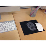 OTM Hipster Prints Black Mouse Pad, Mr. Sugarbones