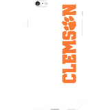 OTM iPhone 6 Plus White Glossy Classic Case Clemson University