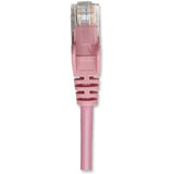 Intellinet Network Solutions Cat5e UTP Network Patch Cable, 50 ft (15.0 m), Pink