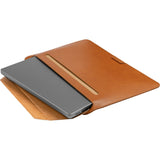 Moshi Muse Carrying Case (Sleeve) for 14" Notebook - Caramel Brown