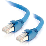 C2G 150ft Cat6 Snagless Solid Shielded Ethernet Cable - Cat6 Network Patch Cable - PoE - Blue