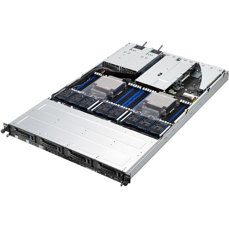 Asus RS700-E8-RS4 Barebone System - 1U Rack-mountable - Socket LGA 2011-v3 - 2 x Processor Support