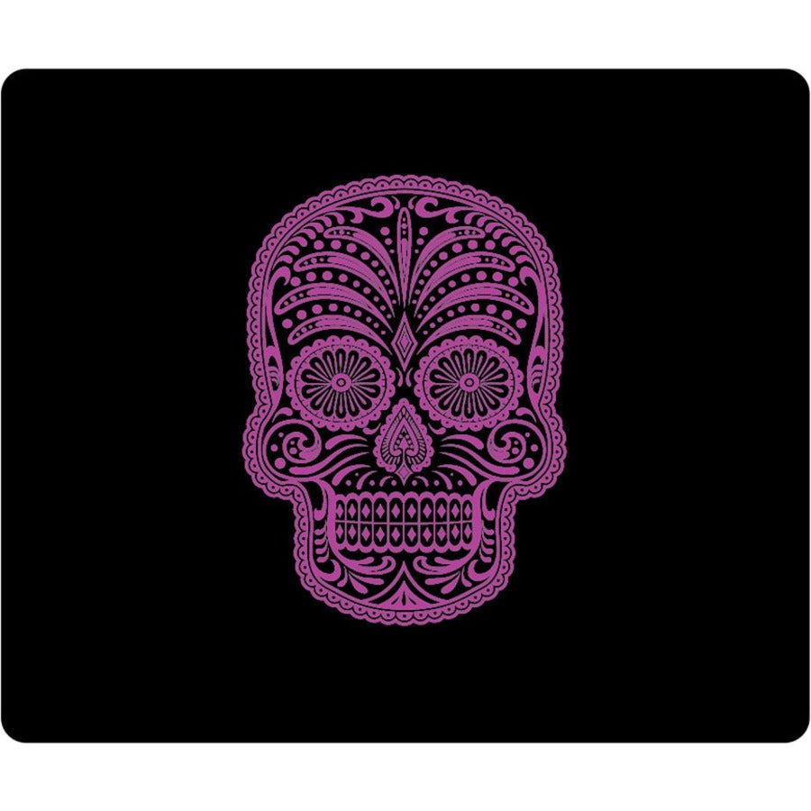 OTM Hipster Prints Black Mouse Pad, Mrs. Sugarbones