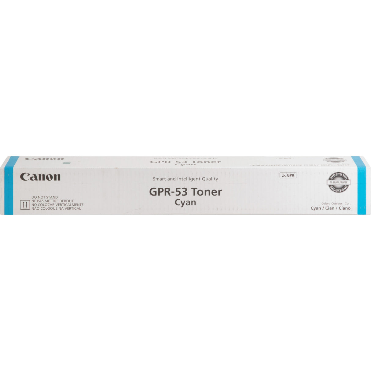 Canon GPR-53 Original Laser Toner Cartridge - Cyan - 1 Each