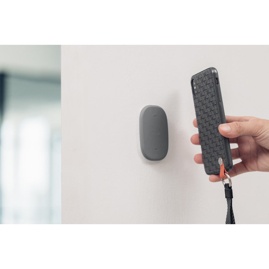 Moshi SnapTo Wall Mount for Smartphone - Stone Gray