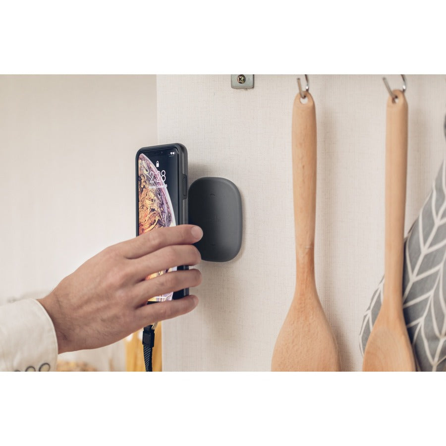 Moshi SnapTo Wall Mount for Smartphone - Stone Gray