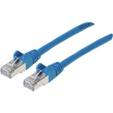 Manhattan Cat6a S/FTP Patch Cable, 14 ft., Blue