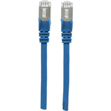 Manhattan Cat6a S/FTP Patch Cable, 14 ft., Blue