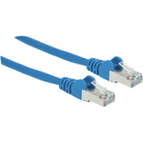 Manhattan Cat6a S/FTP Patch Cable, 14 ft., Blue