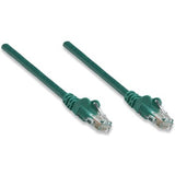 Intellinet Network Patch Cable, Cat5e, 2m, Green, CCA, U/UTP, PVC, RJ45, Gold Plated Contacts, Snagless, Booted, Lifetime Warranty, Polybag