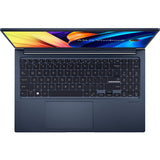 Asus Vivobook 15X OLED M1503 M1503QA-ES52 15.6" Notebook - Full HD - 1920 x 1080 - AMD Ryzen 5 5600H Hexa-core (6 Core) - 8 GB Total RAM - 8 GB On-board Memory - 512 GB SSD - Quiet Blue