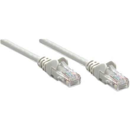 Intellinet Network Solutions Cat5e UTP Network Patch Cable, 1.5 ft (0.5 m), Gray