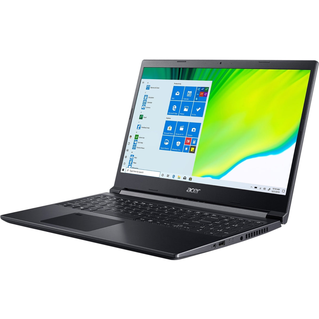 Acer Aspire 7 A715-75G A715-75G-544V 15.6" Notebook - Full HD - 1920 x 1080 - Intel Core i5 9th Gen i5-9300H Quad-core (4 Core) 2.40 GHz - 8 GB Total RAM - 512 GB SSD - Black