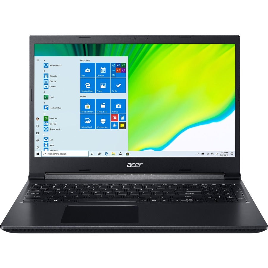 Acer Aspire 7 A715-75G A715-75G-544V 15.6" Notebook - Full HD - 1920 x 1080 - Intel Core i5 9th Gen i5-9300H Quad-core (4 Core) 2.40 GHz - 8 GB Total RAM - 512 GB SSD - Black