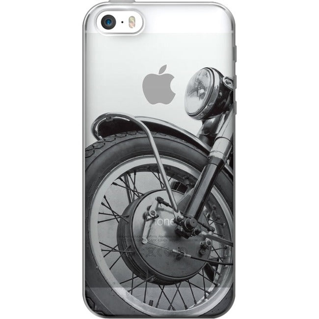 OTM Rugged Prints Clear Phone Case, Motorcycle