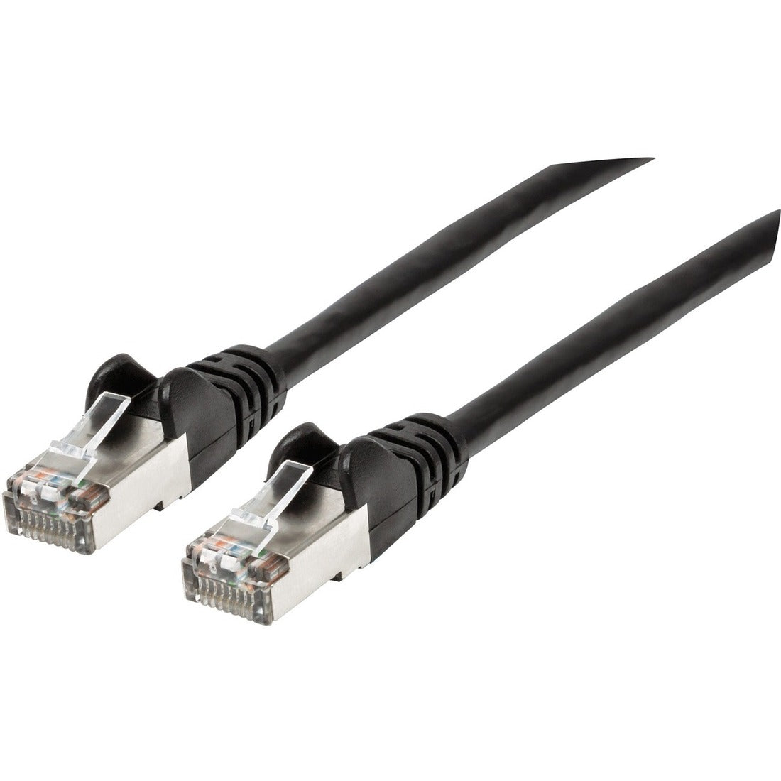 Intellinet Network Solutions Cat6a S/FTP Network Patch Cable, 10 ft (3.0 m), Black