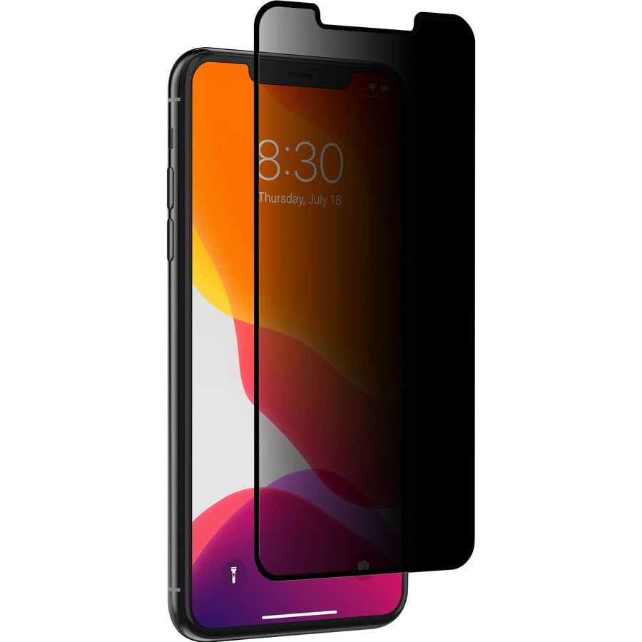 Moshi Black IonGlass Privacy for iPhone 11 Pro Max Clear, Black, Glossy