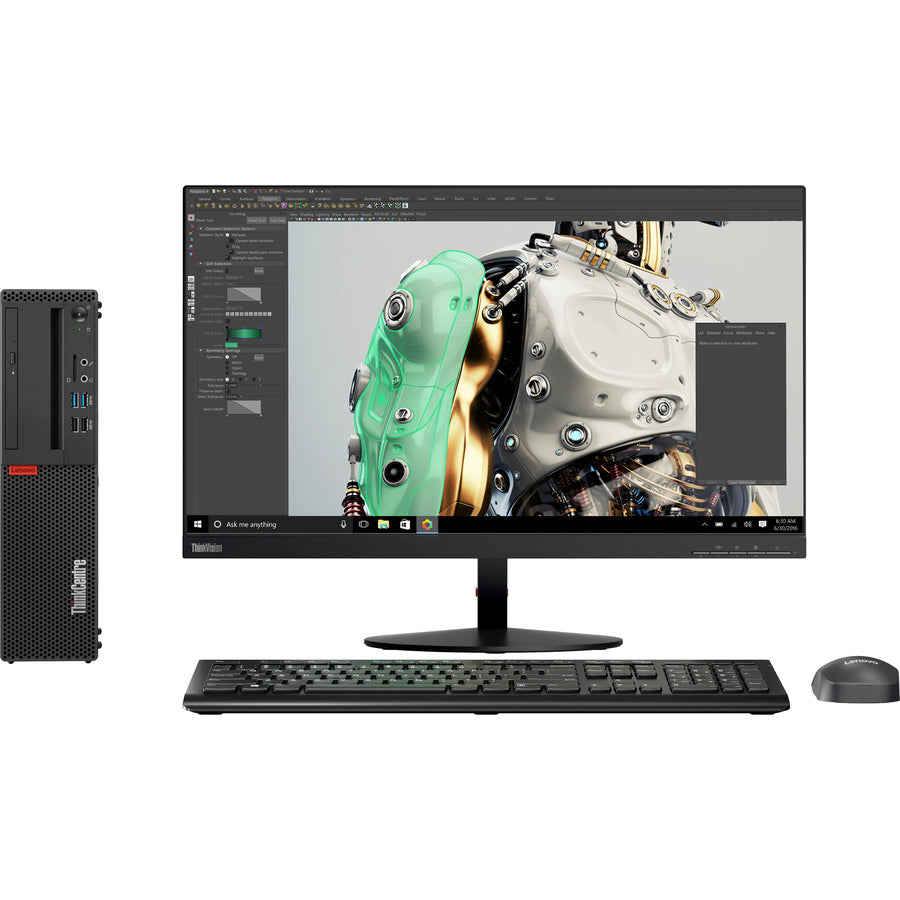 Lenovo ThinkCentre M725s 10VT0012US Desktop Computer - AMD Athlon 200G 3 GHz - 4 GB RAM DDR4 SDRAM - 128 GB SSD - Small Form Factor