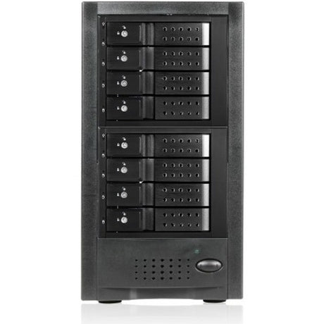 RAIDage JAGE6BT8HDBK-DE Drive Enclosure 12Gb/s SAS, SATA/600 - Mini-SAS HD Host Interface Tower - Black