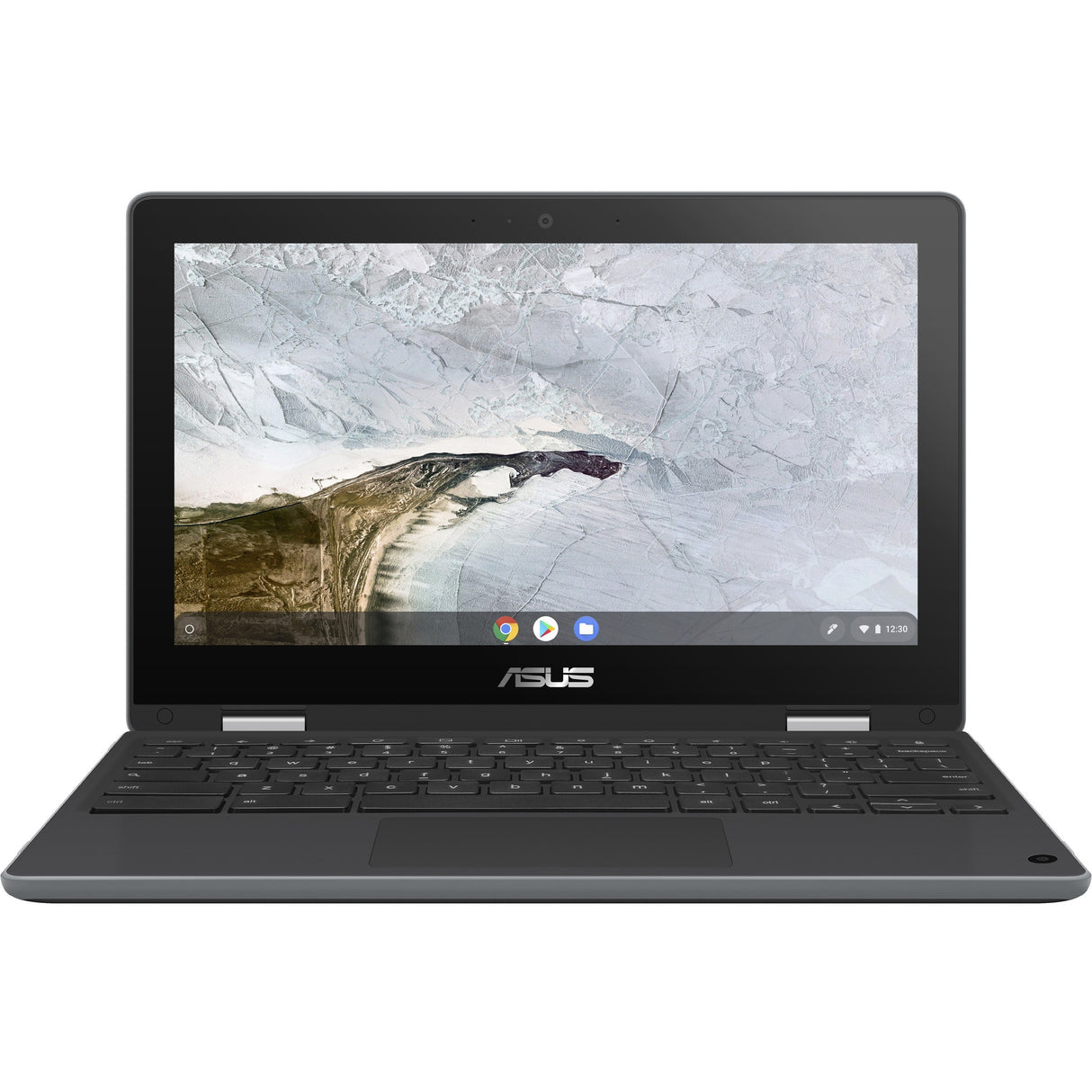 Asus Chromebook Flip C214 C214MA-YZ02T 11.6" Touchscreen Rugged Convertible Chromebook - HD - 1366 x 768 - Intel Celeron N4020 Dual-core (2 Core) 1.10 GHz - 4 GB Total RAM - 32 GB Flash Memory - Dark Gray, Black