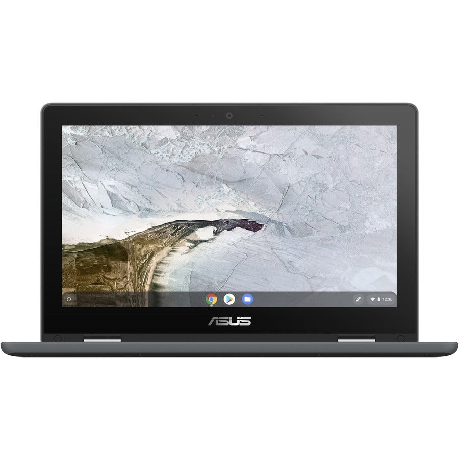 Asus Chromebook Flip C214 C214MA-YZ02T 11.6" Touchscreen Rugged Convertible Chromebook - HD - 1366 x 768 - Intel Celeron N4020 Dual-core (2 Core) 1.10 GHz - 4 GB Total RAM - 32 GB Flash Memory - Dark Gray, Black